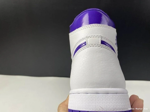 JORDAN HIGH PURPLE RETRO 1 COURT AIR CD0461-151 0806
